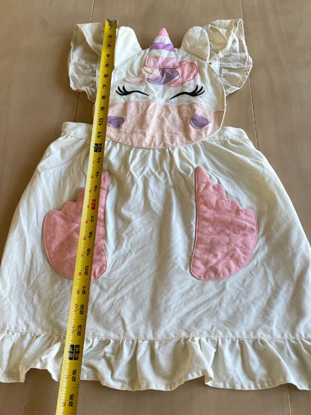 Entire Closet $5! Baker Buddy Unicorn Kids Real Baking Cooking Kitchen Apron - Picture 6 of 9